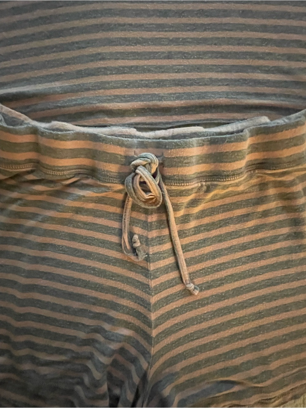 Honeydew Intimates Gray & Pink Striped Racerback Tank and Shorts Sleep Set - Picture 3 of 7